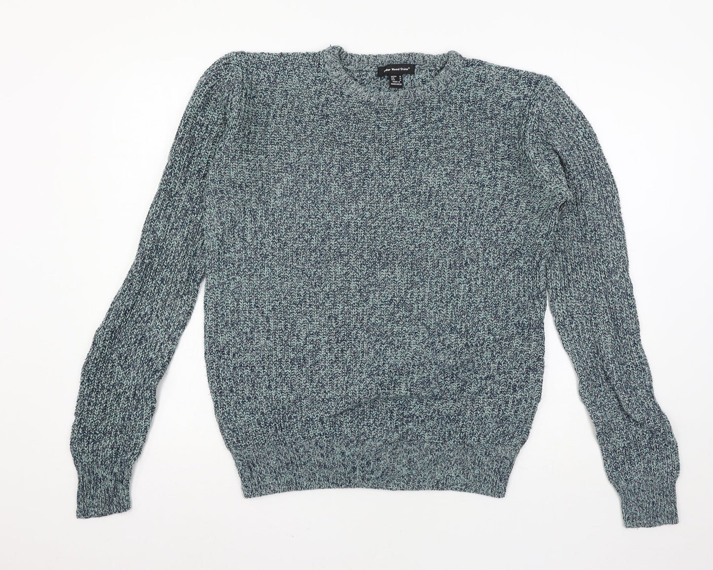 Cedar Wood State Mens Blue  Knit Pullover Jumper Size M