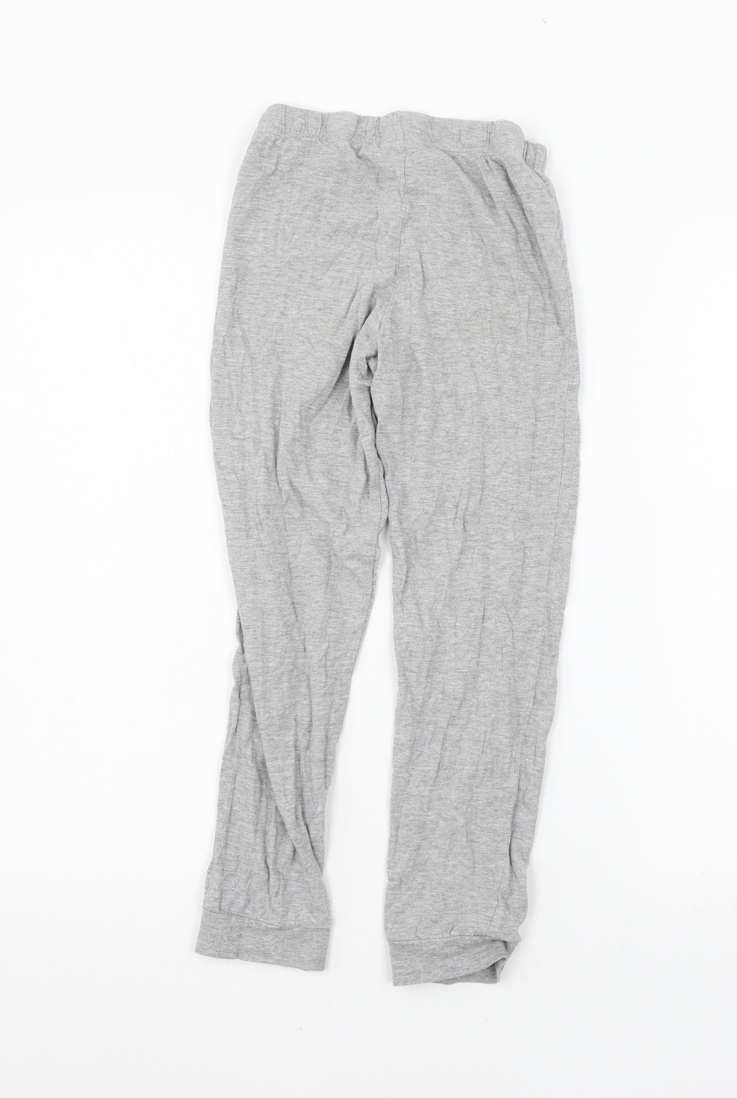 Marks and Spencer Girls Grey Solid Jersey Cami Pyjama Pants Size 9-10 Years