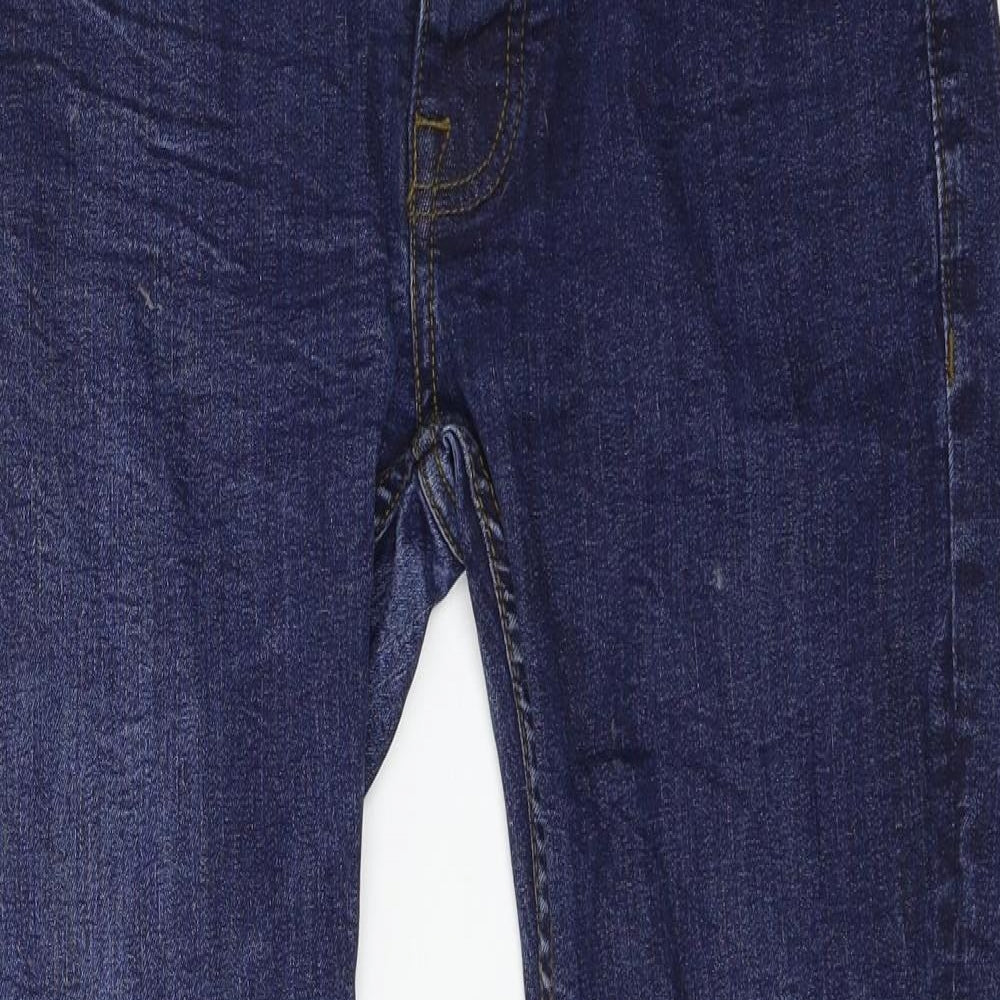 Denim & Co. Womens Blue  Denim Straight Jeans Size 30 in L29 in