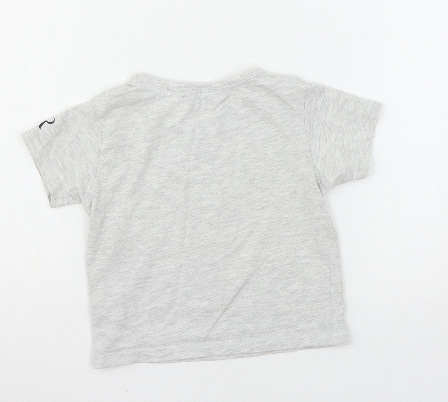 King of Dreams Boys Grey  Jersey Basic T-Shirt Size 12-18 Months  - King of Dreams