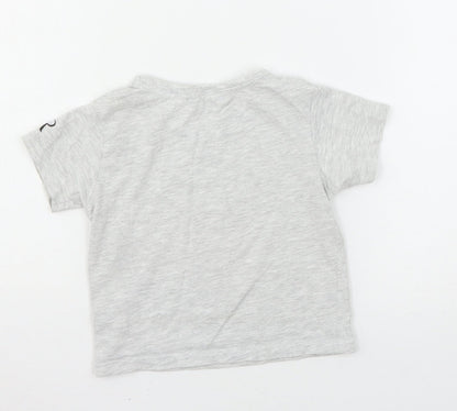King of Dreams Boys Grey  Jersey Basic T-Shirt Size 12-18 Months  - King of Dreams