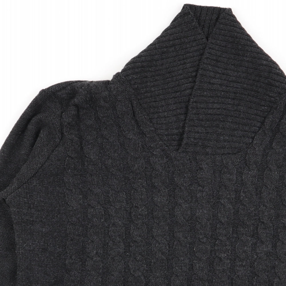 Cedar Wood State Mens Grey   Pullover Jumper Size M