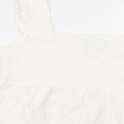 Nasty Gal Womens White   Basic Blouse Size 12