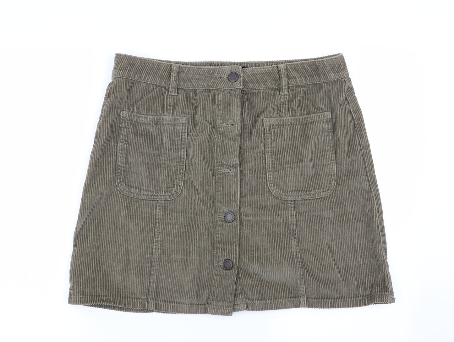 NEXT Womens Green   Flare Skirt Size 14