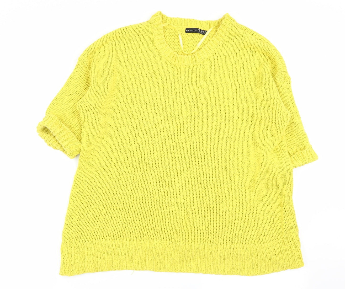 Primark Womens Yellow   Pullover Jumper Size 16