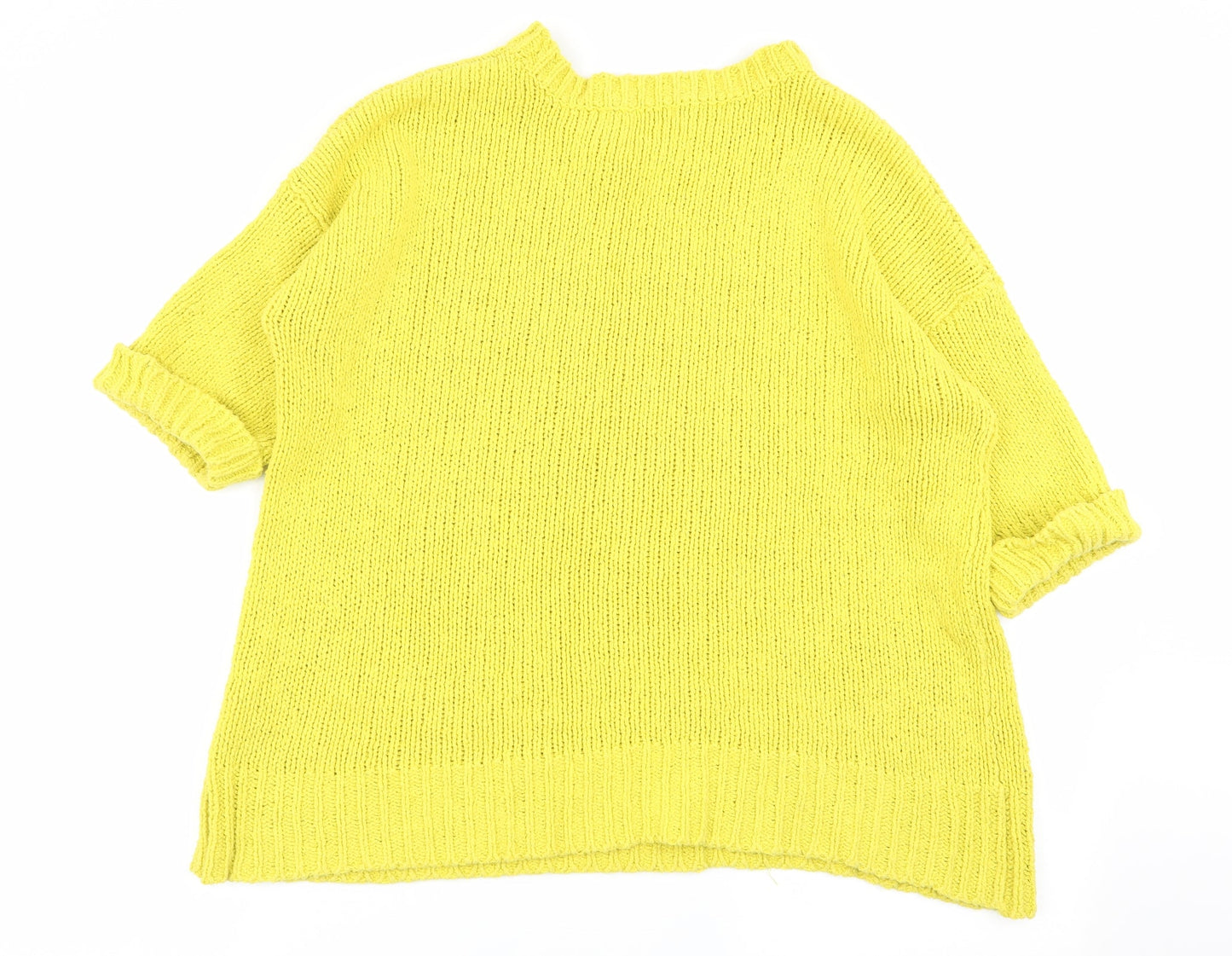 Primark Womens Yellow   Pullover Jumper Size 16