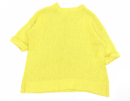 Primark Womens Yellow   Pullover Jumper Size 16
