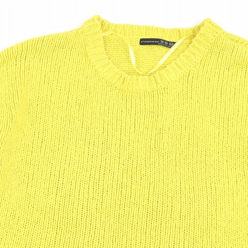 Primark Womens Yellow   Pullover Jumper Size 16