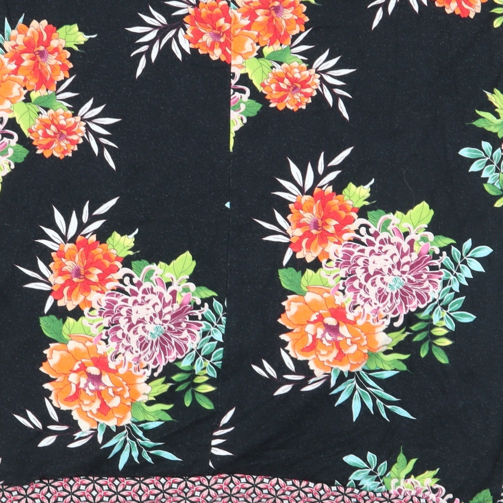 Womens UK Size M Wallis Multicoloured Basic Blouse