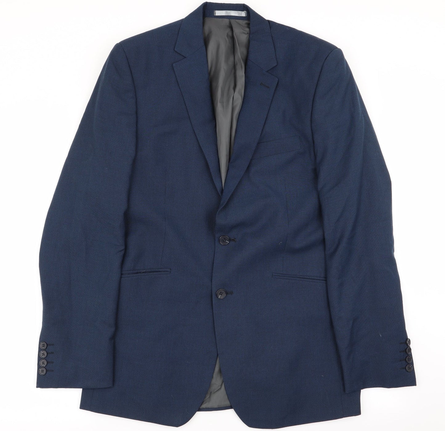 Mens UK Size 40 jack reid Regular Blue Suit Jacket