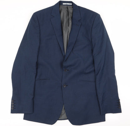 Mens UK Size 40 jack reid Regular Blue Suit Jacket