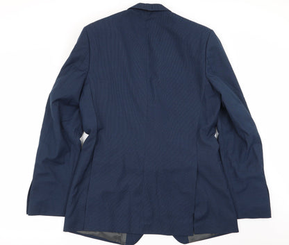 Mens UK Size 40 jack reid Regular Blue Suit Jacket