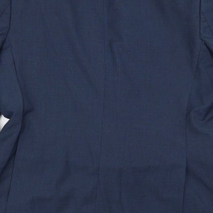 Mens UK Size 40 jack reid Regular Blue Suit Jacket