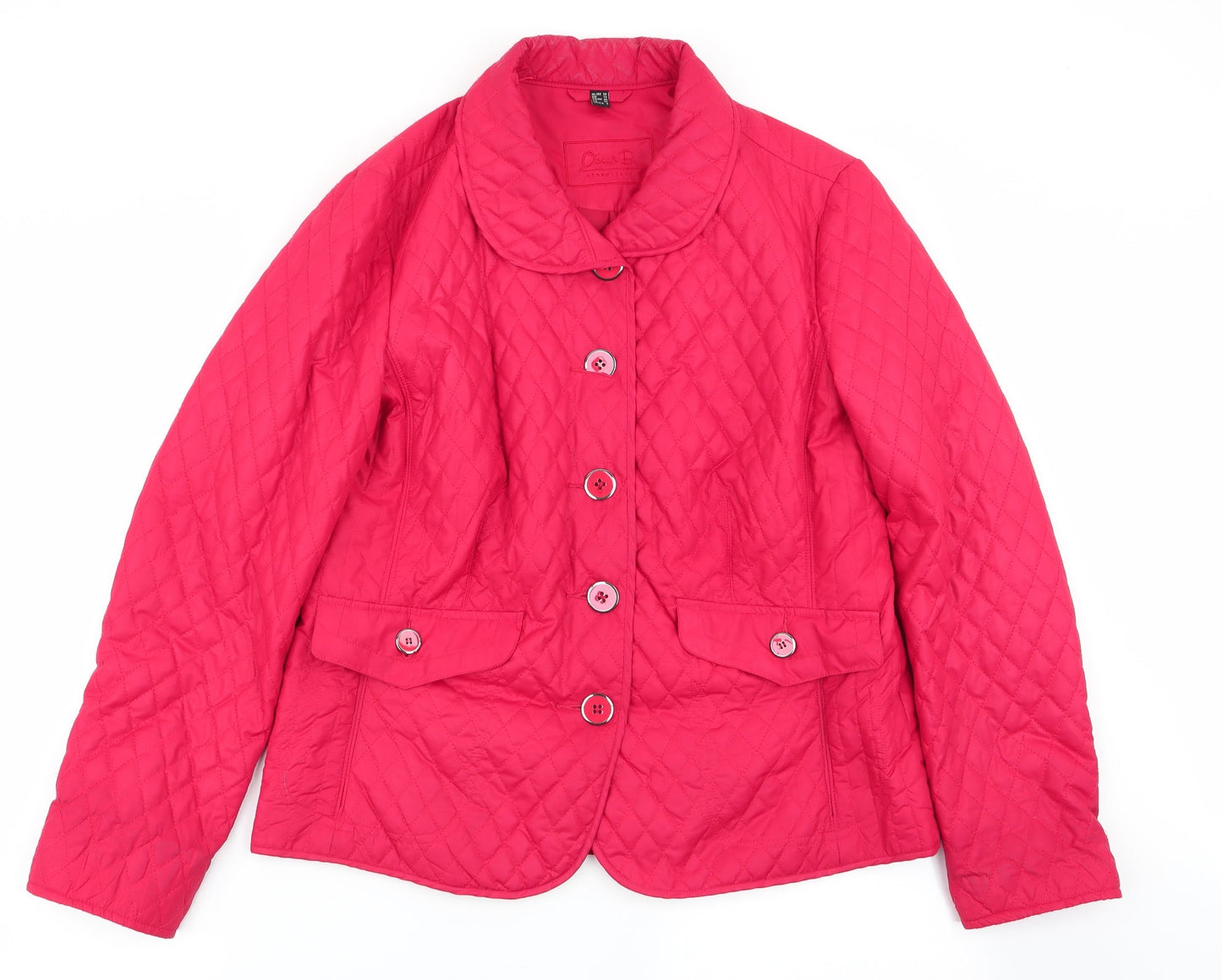Womens UK Size 12 oscar b Red Jacket
