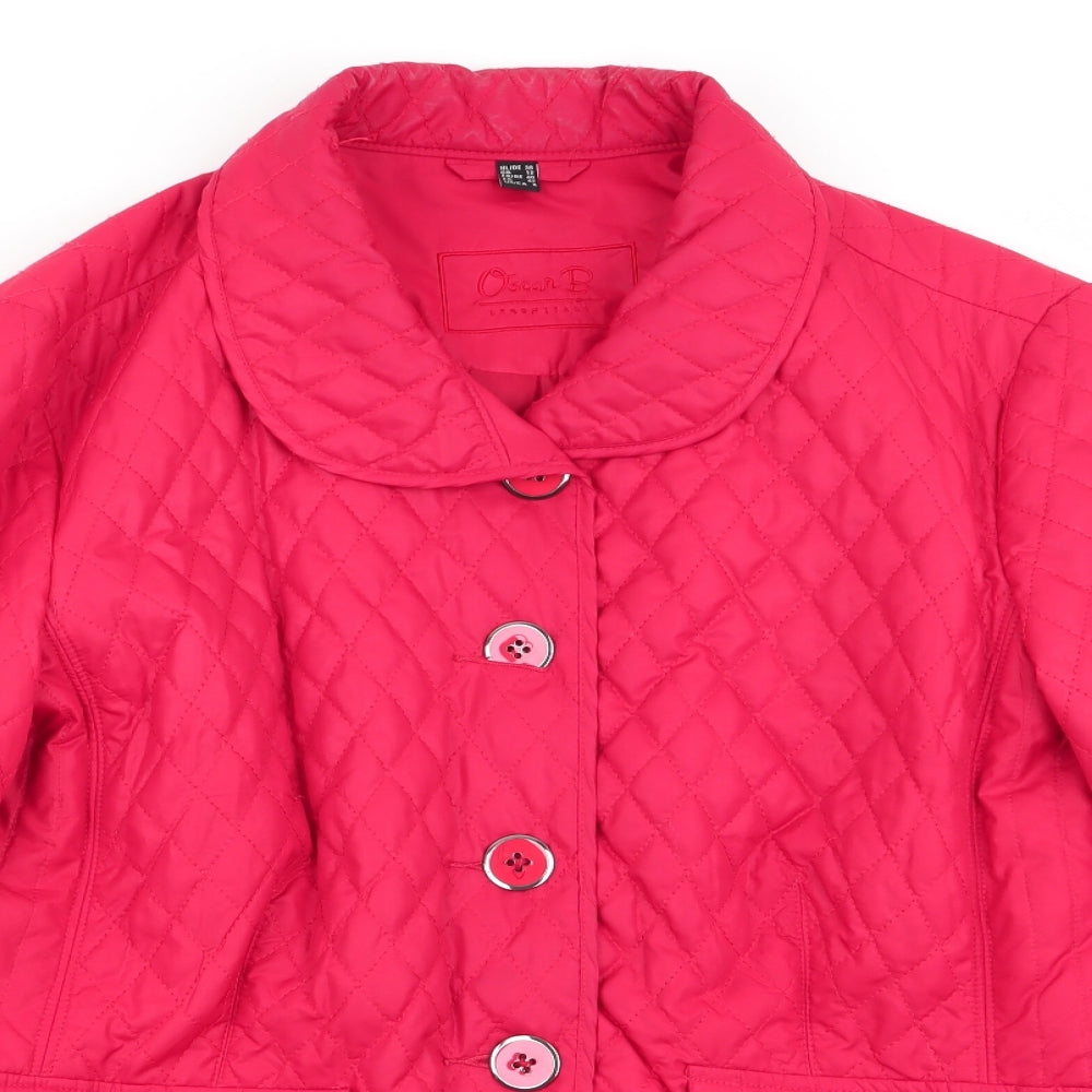 Womens UK Size 12 oscar b Red Jacket