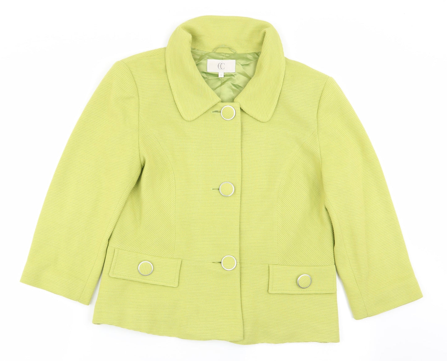 CC Womens Green   Jacket Blazer Size 12