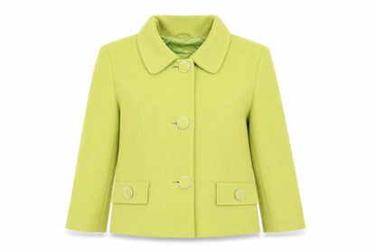 Country Casuals Womens Green Jacket Blazer Size 12