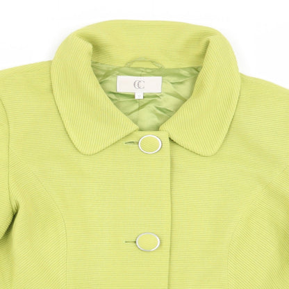 CC Womens Green   Jacket Blazer Size 12