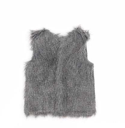 Primark Girls Grey   Cardigan Jumper Size 2-3 Years