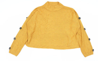 Primark Womens Yellow   Pullover Jumper Size 12