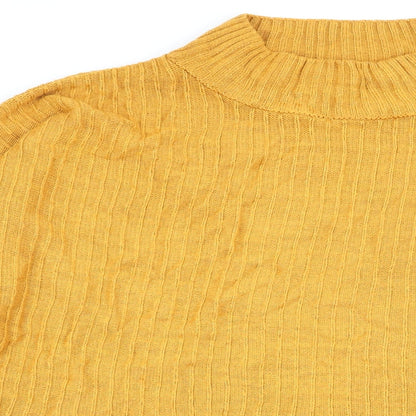 Primark Womens Yellow   Pullover Jumper Size 12