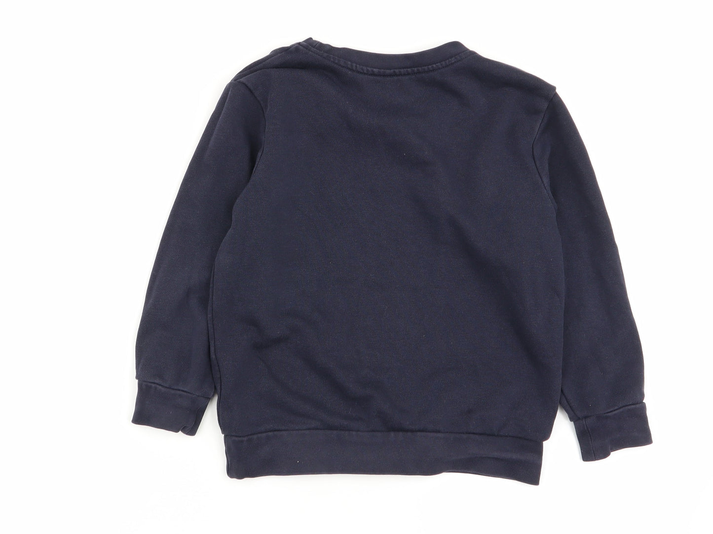 Asda George Boys Blue   Pullover Jumper Size 4-5 Years