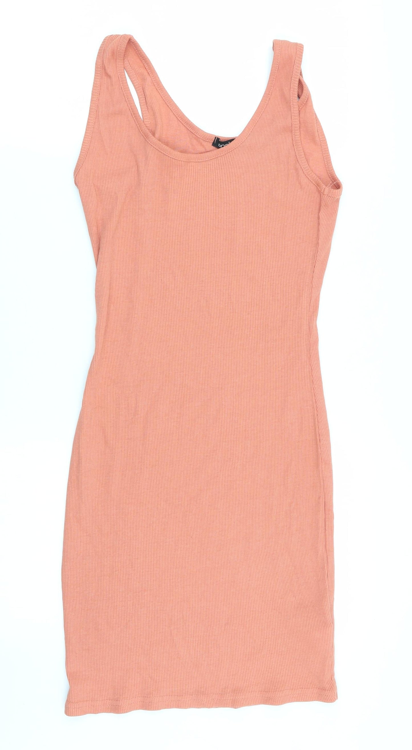 Boohoo Womens Orange   Fit & Flare  Size 10