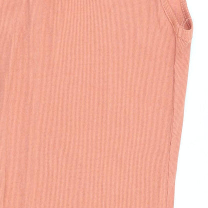 Boohoo Womens Orange   Fit & Flare  Size 10