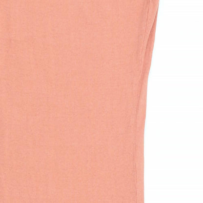 Boohoo Womens Orange   Fit & Flare  Size 10