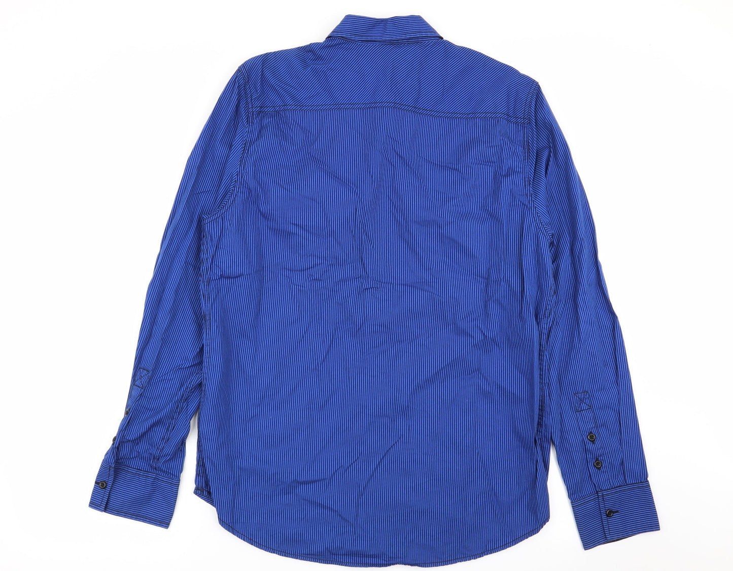 Mens UK Size L Easy Multicoloured  Button-Up Long Sleeve Casual Shirt
