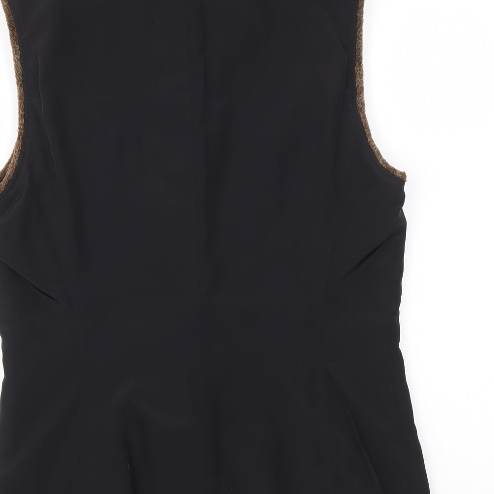 Womens UK Size 8 PLANET Black Gilet