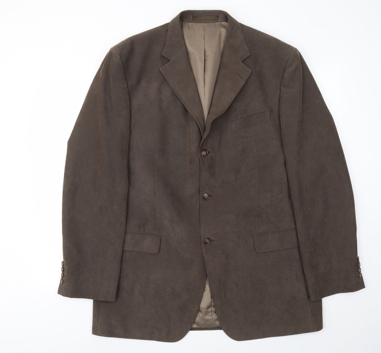 Mens UK Size 42 M&S Regular Brown Suit Jacket