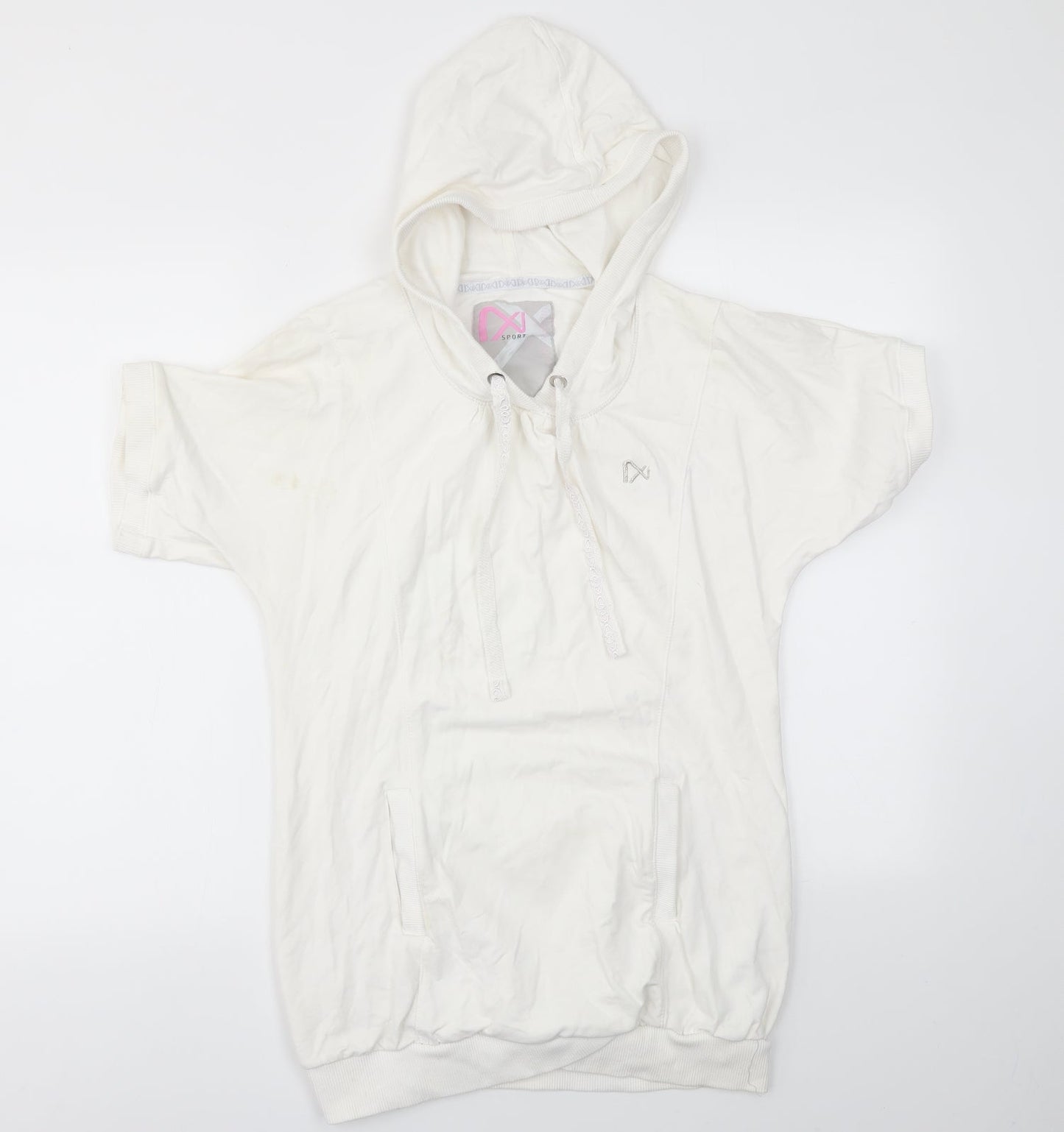 Womens UK Size 10 NEXT White Pullover Jumper