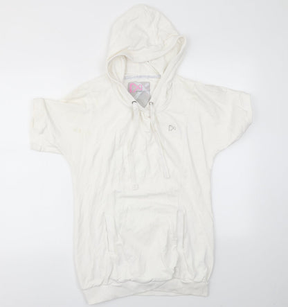 Womens UK Size 10 NEXT White Pullover Jumper