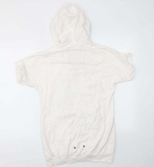 Womens UK Size 10 NEXT White Pullover Jumper