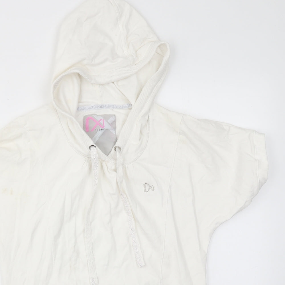 Womens UK Size 10 NEXT White Pullover Jumper