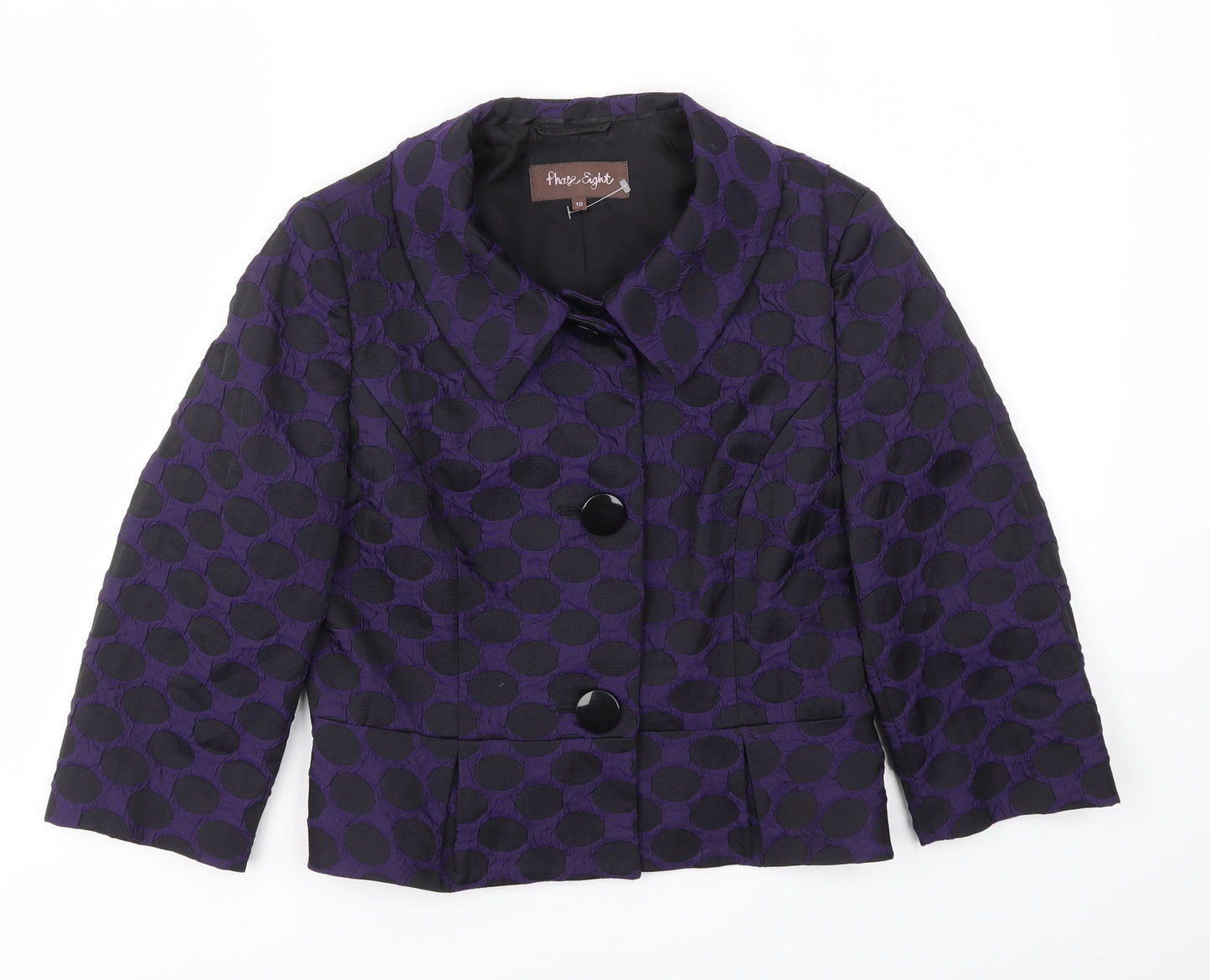 Phase Eight Womens Multicoloured Geometric  Jacket Blazer Size 10