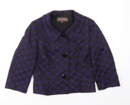 Phase Eight Womens Multicoloured Geometric  Jacket Blazer Size 10