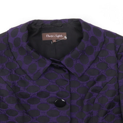 Phase Eight Womens Multicoloured Geometric  Jacket Blazer Size 10