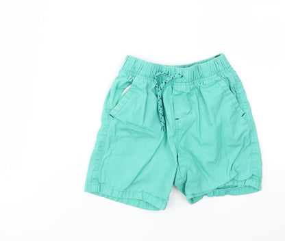 Rebel Boys Green Houndstooth  Cargo Shorts Size 2 Years