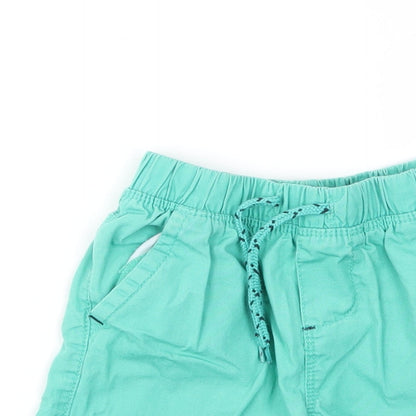 Rebel Boys Green Houndstooth  Cargo Shorts Size 2 Years
