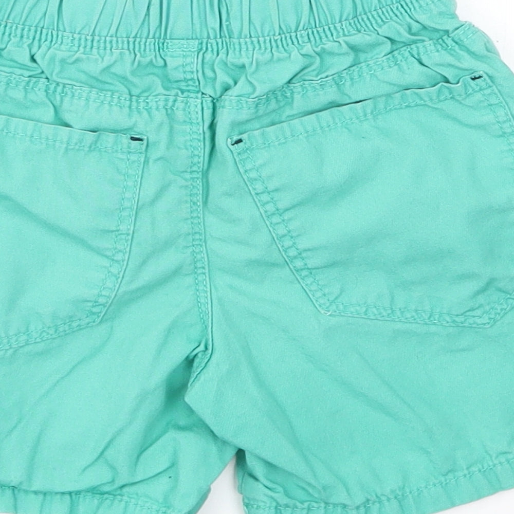 Rebel Boys Green Houndstooth  Cargo Shorts Size 2 Years