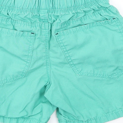 Rebel Boys Green Houndstooth  Cargo Shorts Size 2 Years
