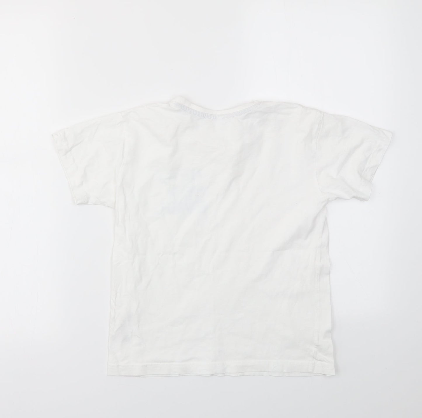 SG Boys White   Basic T-Shirt Size 7-8 Years