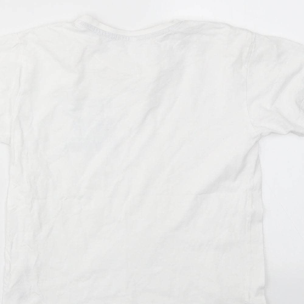 SG Boys White   Basic T-Shirt Size 7-8 Years