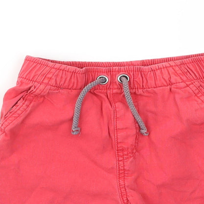 George Boys Red   Cargo Shorts Size 2-3 Years