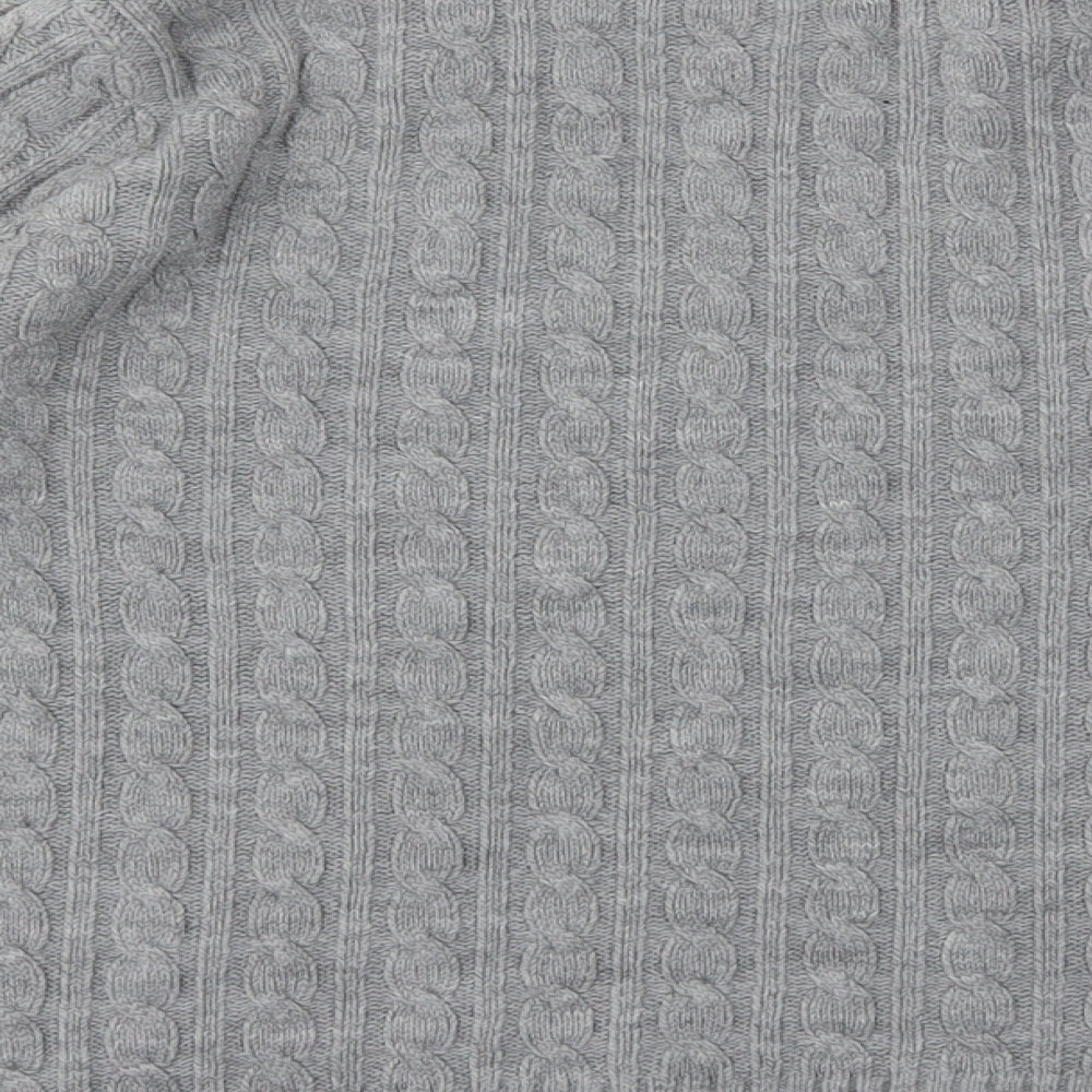 PURE & NATRAD Womens Grey   Pullover Jumper Size S