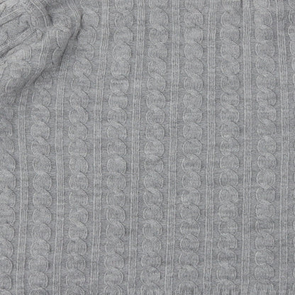 PURE & NATRAD Womens Grey   Pullover Jumper Size S