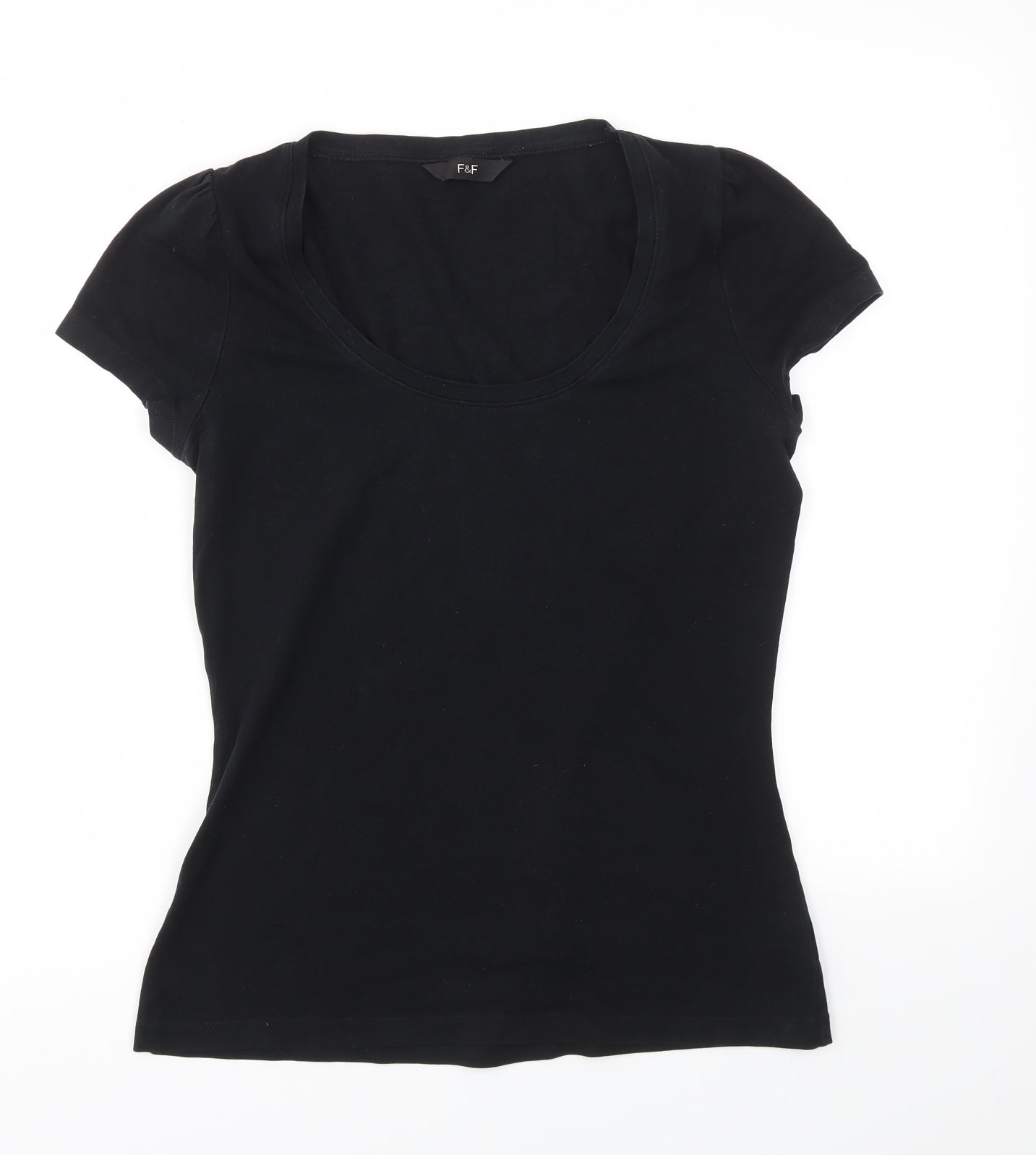 F&F Womens Black   Basic T-Shirt Size 12