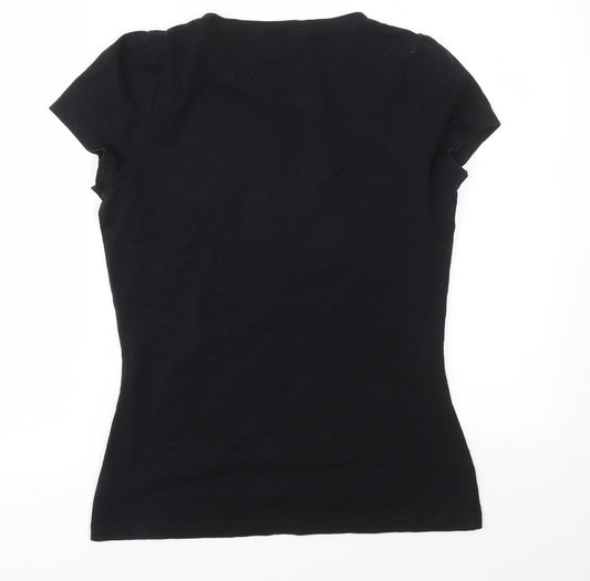 F&F Womens Black   Basic T-Shirt Size 12
